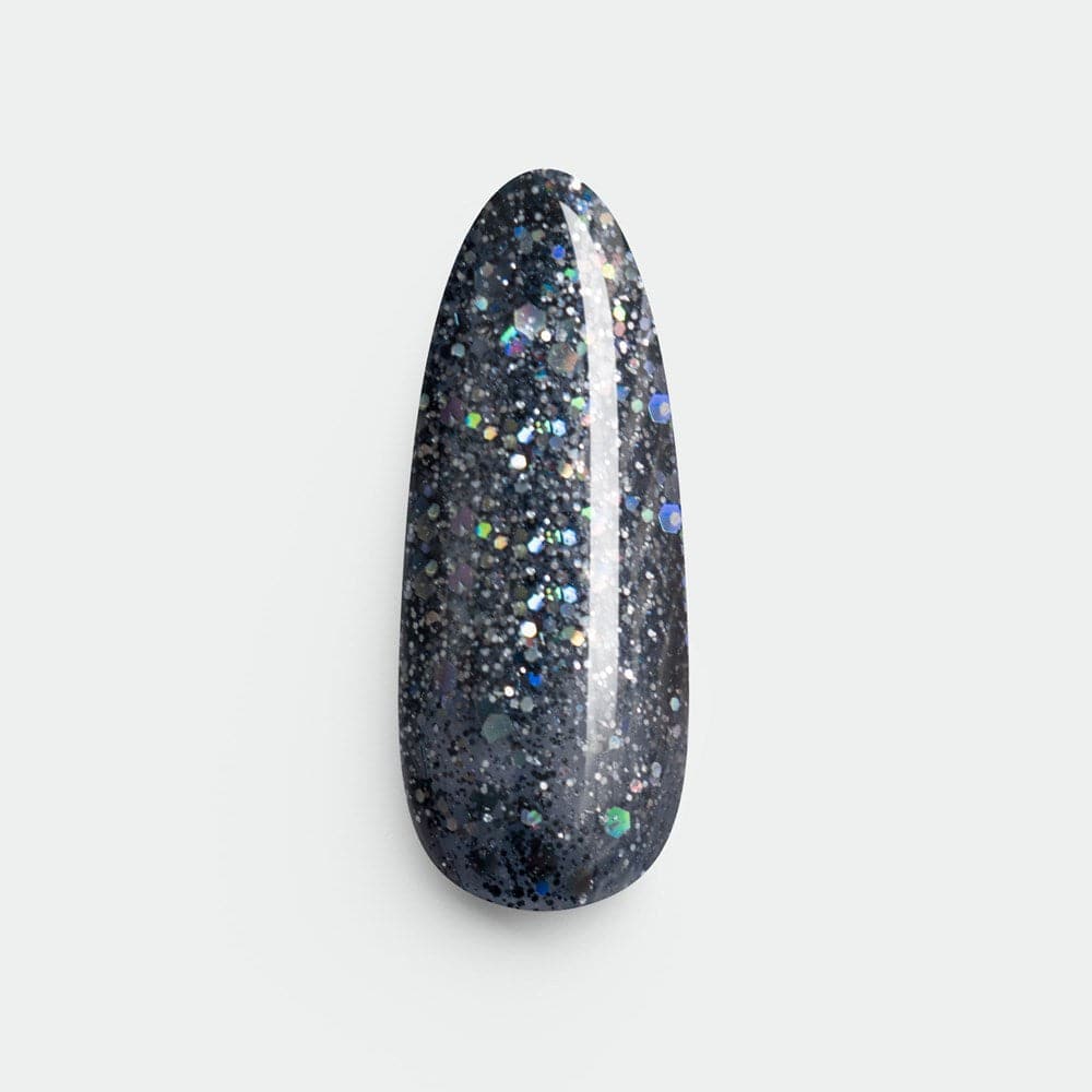 Gelous Black Magic gel nail polish swatch - photographed in New Zealand