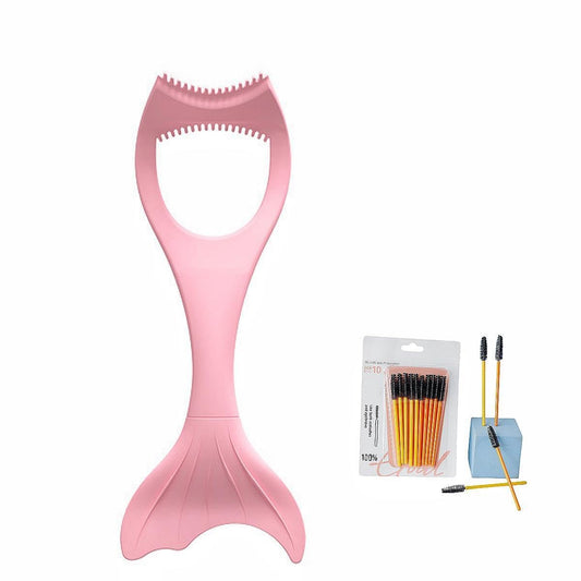 3-in-1 Silicone Eyelashes Tool Mascara Shield Applicator Guard Mascara Applicator Tool Mascara Template Reusable Eyeliner Tool Eye Makeup Tool Free One Box Mascara Brush