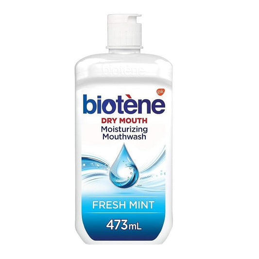 Biotene Dry Mouth Moisturizing Mouthwash Fresh Mint 473mL