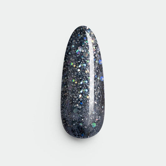 Gelous Black Magic gel nail polish swatch - photographed in New Zealand