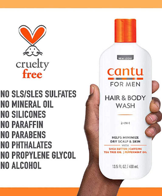 Cantu Men 2 In 1 Hair And Body Wash