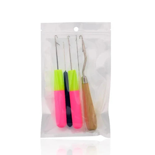 5Pcs/Set Latch Hook Crochet Needle Dreadlocks Plastic Knitting