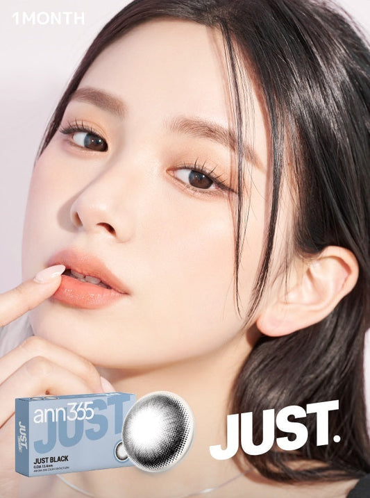 Ann365 Just Black Monthly Contact Lenses 2 Pack