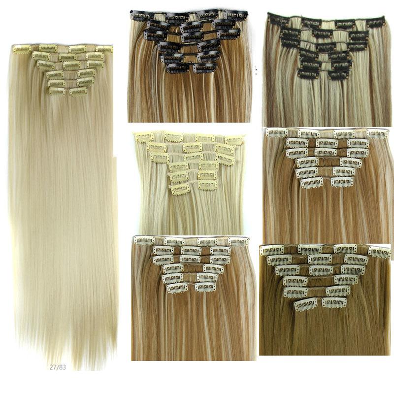 24inch 6pcs/set Clip In Hair Extensions